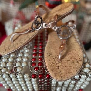 Michael Kors Women’s Rose Gold Sandals 7